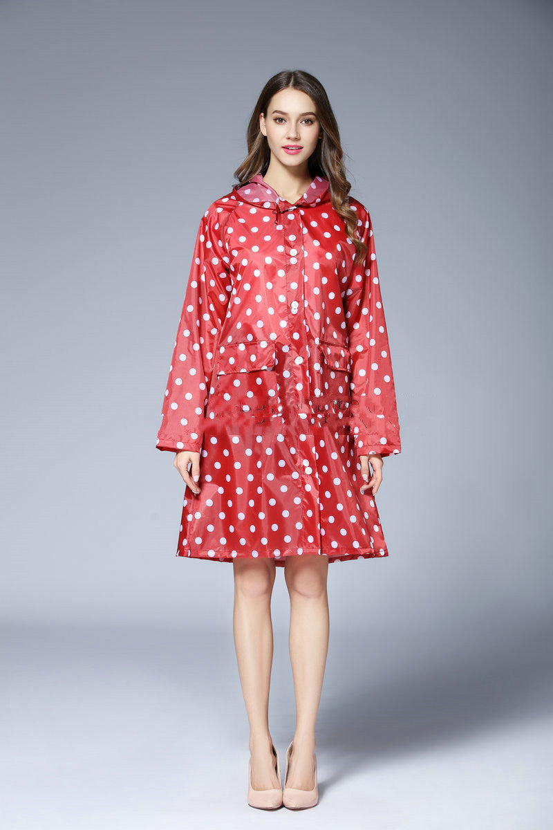 Women's Polka Dot Ultra-thin Raincoat