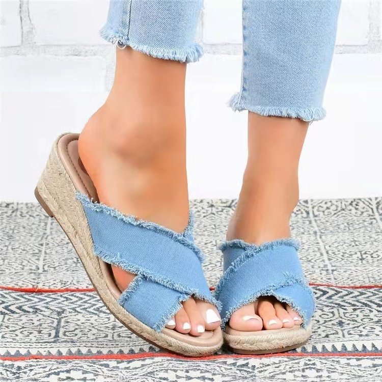 Wedge Heel Espadrille Sandals
