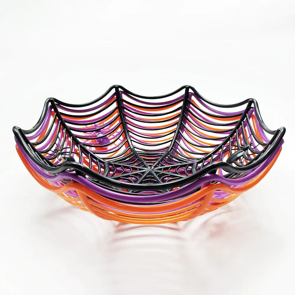 Halloween Spider Web Basket