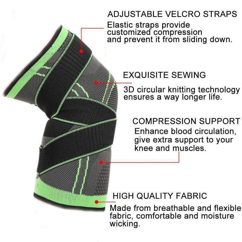Knee pads Pressurized Elastic Brace belt