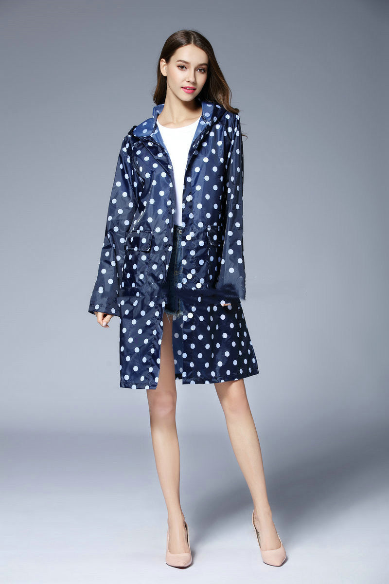 Women's Polka Dot Ultra-thin Raincoat