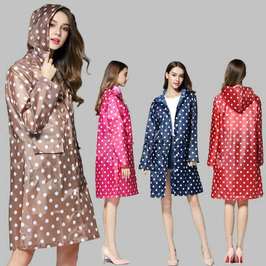 Women's Polka Dot Ultra-thin Raincoat