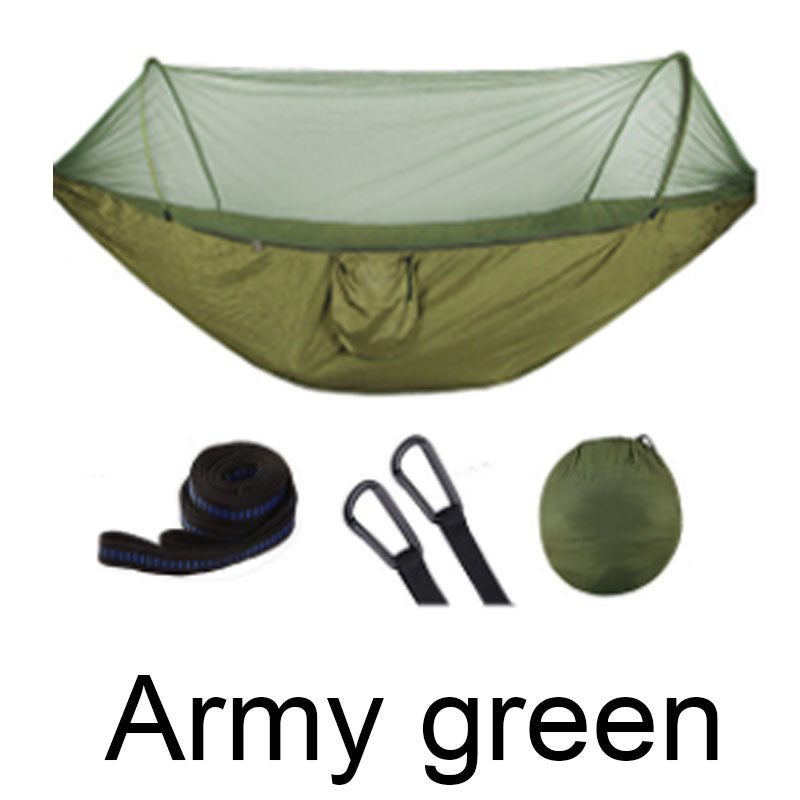 2 Person Portable Outdoor Mosquito Parachute Hammock