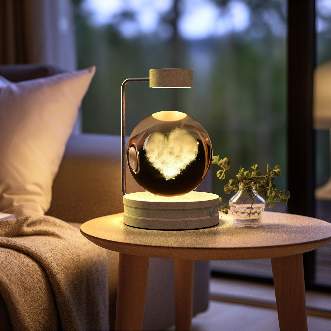 Crystal Ball Cosmic  Indoor Night Light