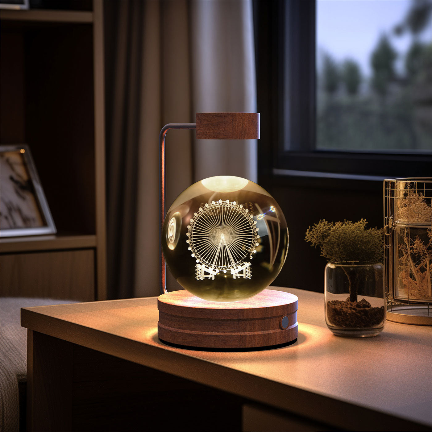 Crystal Ball Cosmic  Indoor Night Light