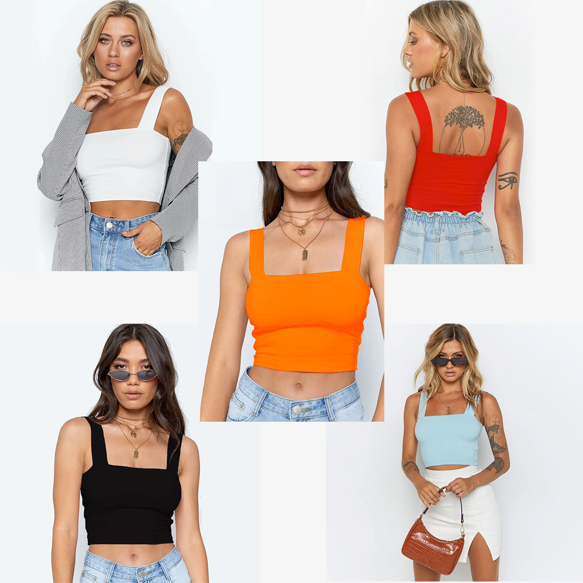 Crop Top Sexy Sleeveless Tank Tops