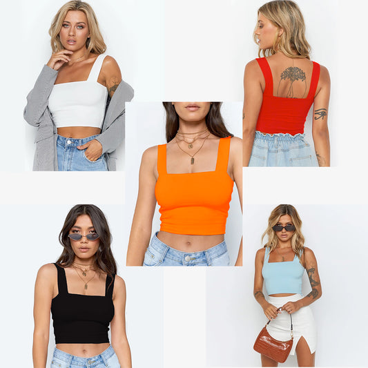 Crop Top Sexy Sleeveless Tank Tops