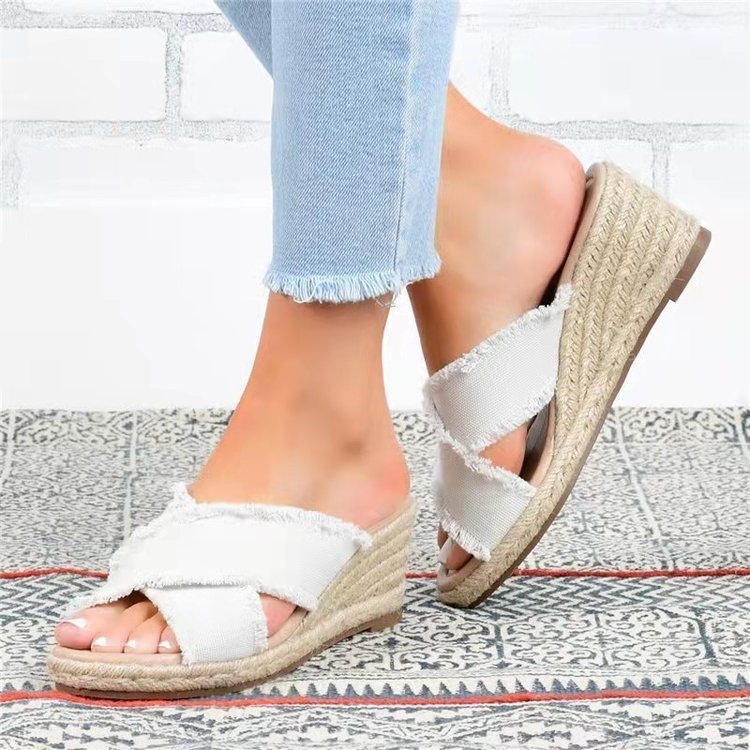 Wedge Heel Espadrille Sandals