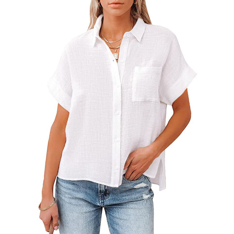 Women's Summer Linen Casual Shirts