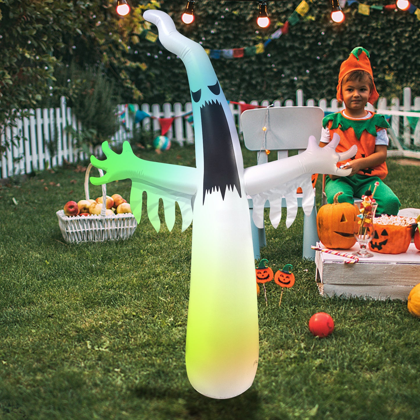 LED Halloween Inflatable Ghost