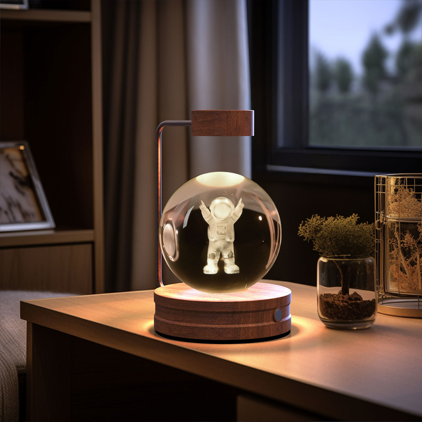 Crystal Ball Cosmic  Indoor Night Light