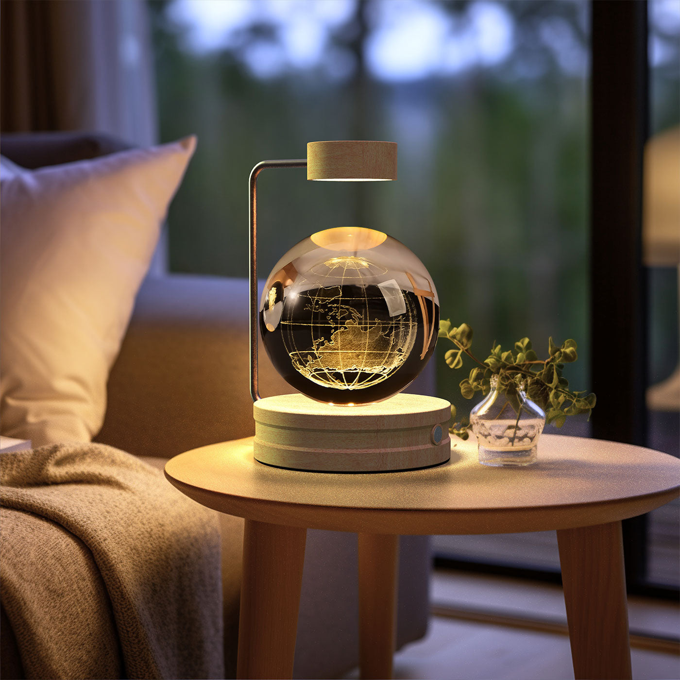 Crystal Ball Cosmic  Indoor Night Light