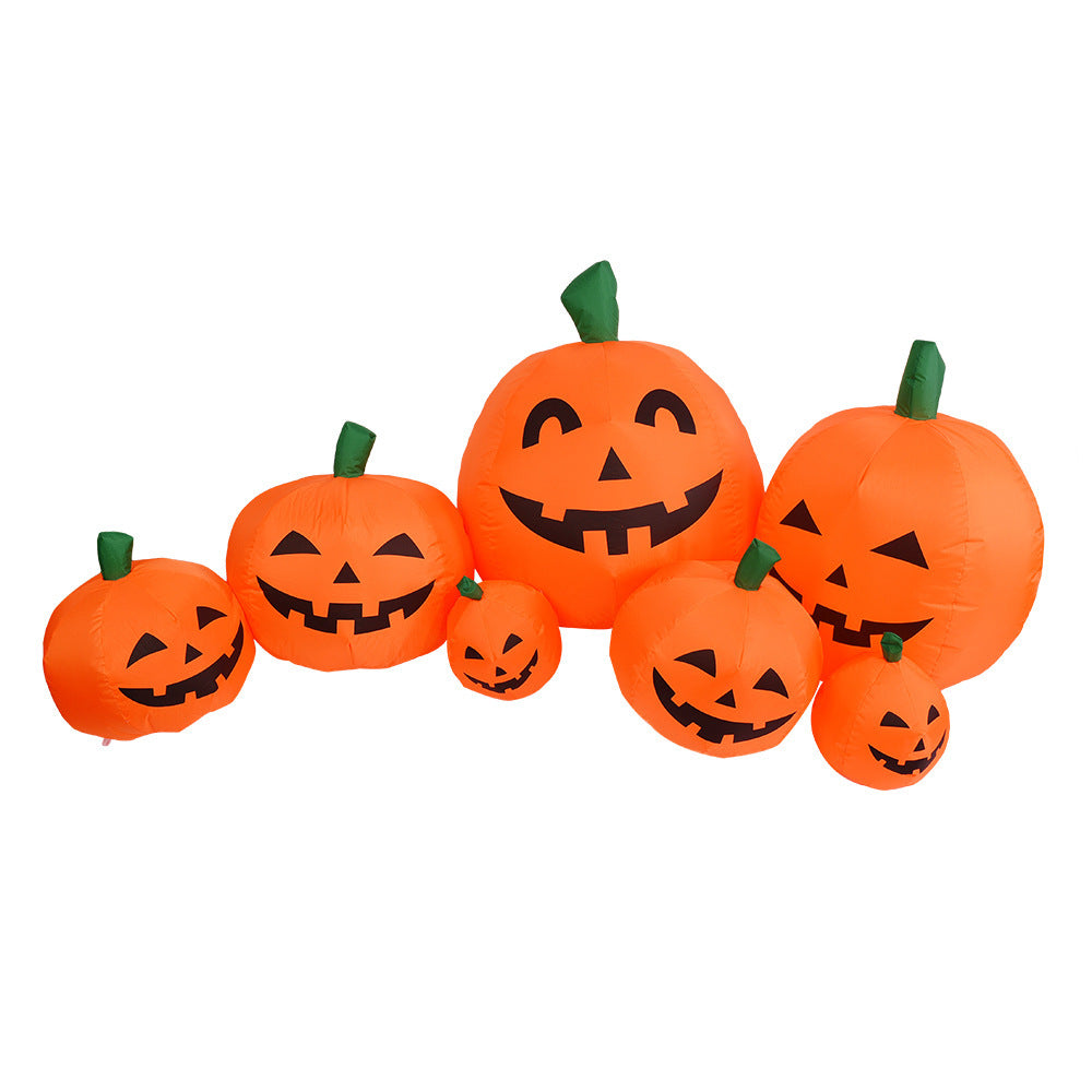 Halloween Inflatable Ghost With Pumpkin