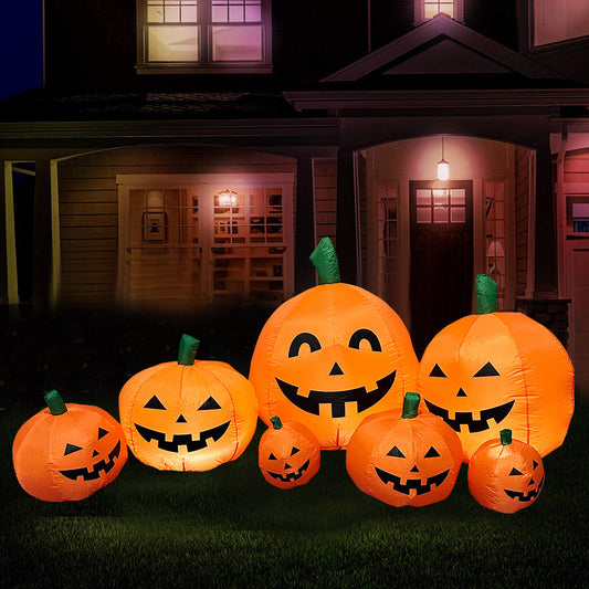 Halloween Inflatable Ghost With Pumpkin