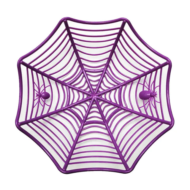 Halloween Spider Web Basket