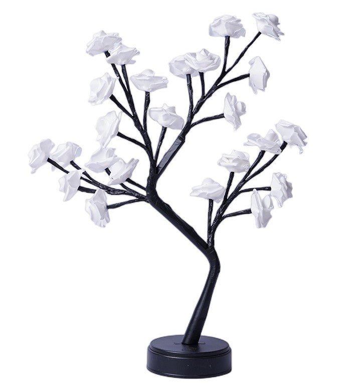 Table Lamp Flower Tree Rose