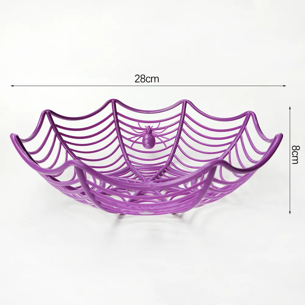Halloween Spider Web Basket
