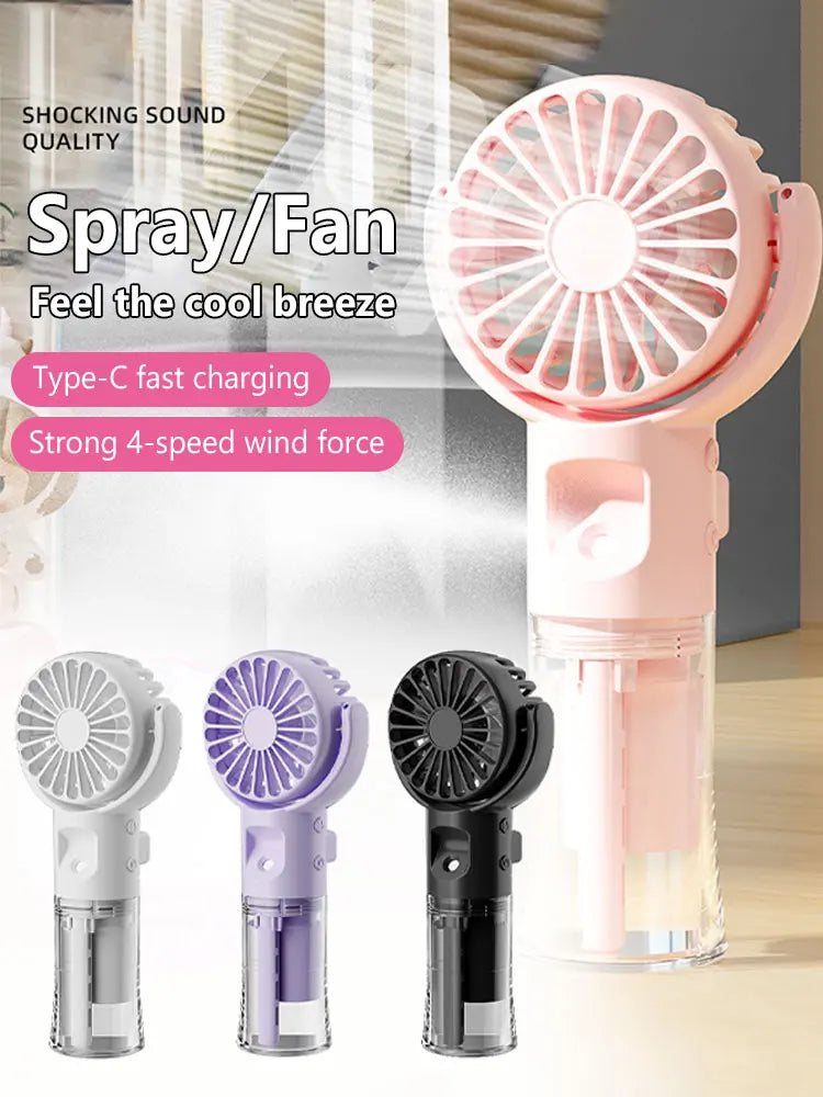 Mini Portable Handheld Misty Fan