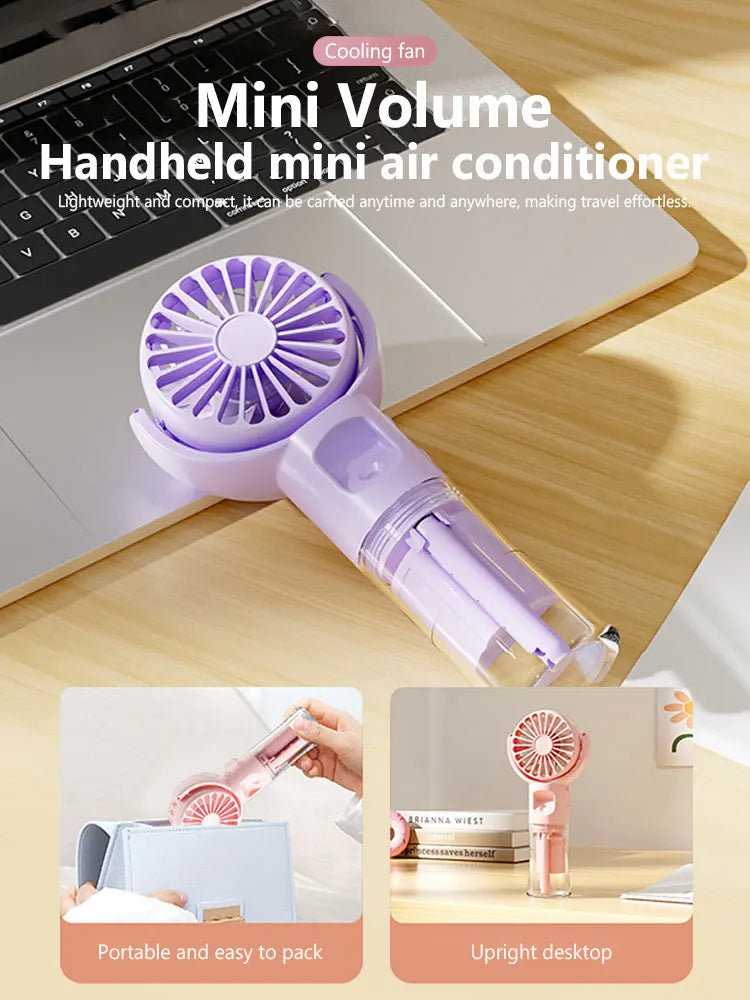 Mini Portable Handheld Misty Fan