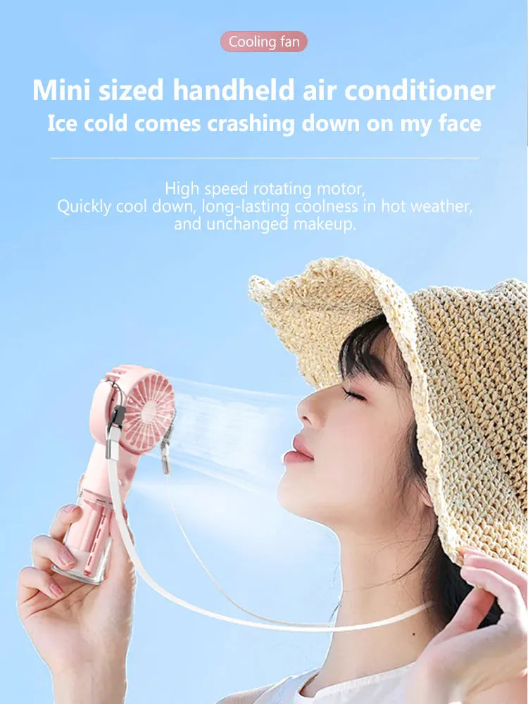 Mini Portable Handheld Misty Fan