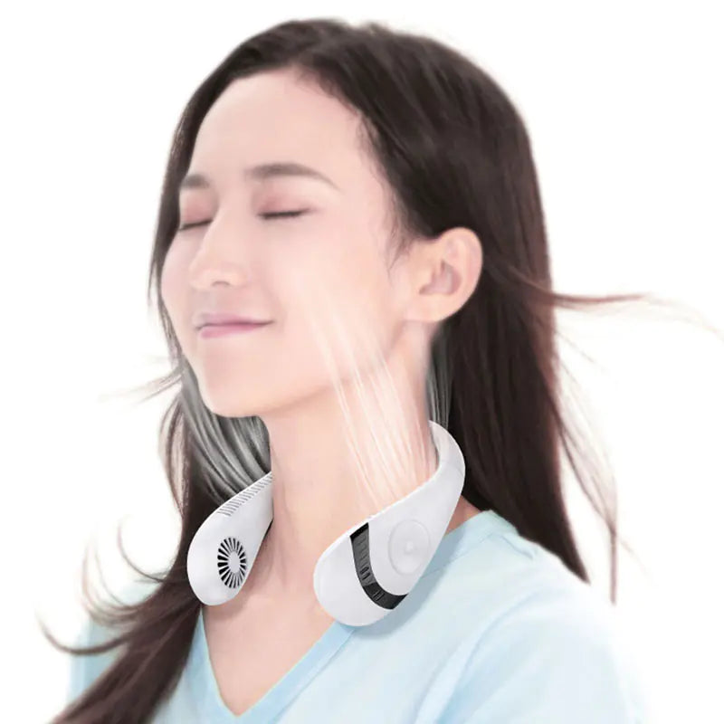 Portable 5000mAh Foldable neck fan