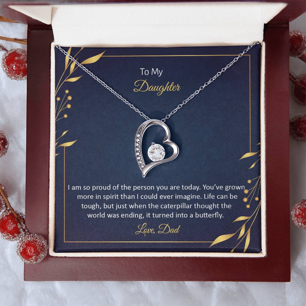 Forever Love Necklace - For Daughter From Dad