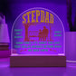 Dome Acrylic Plaque - Stepdad