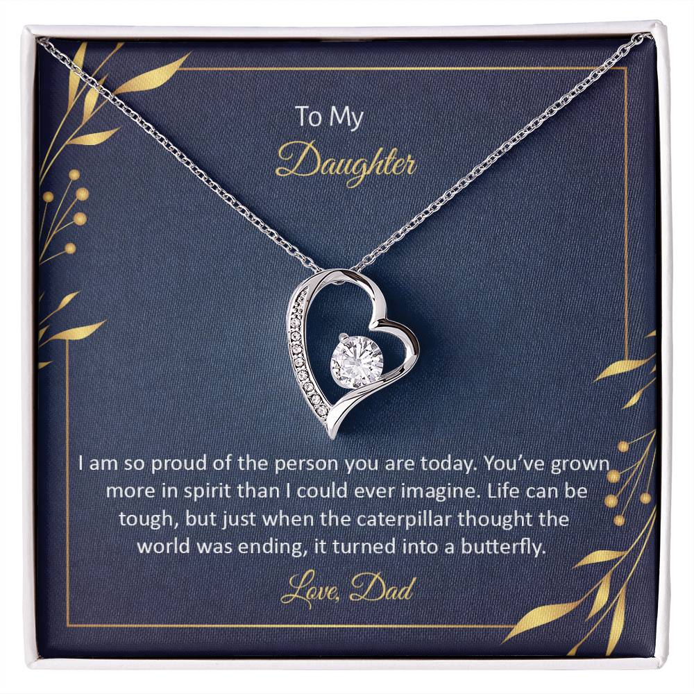 Forever Love Necklace - For Daughter From Dad