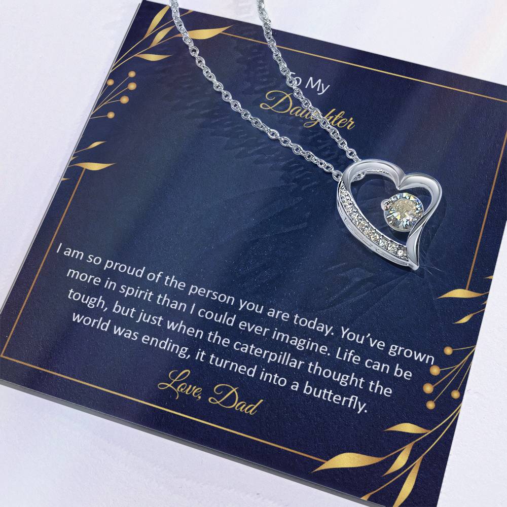 Forever Love Necklace - For Daughter From Dad