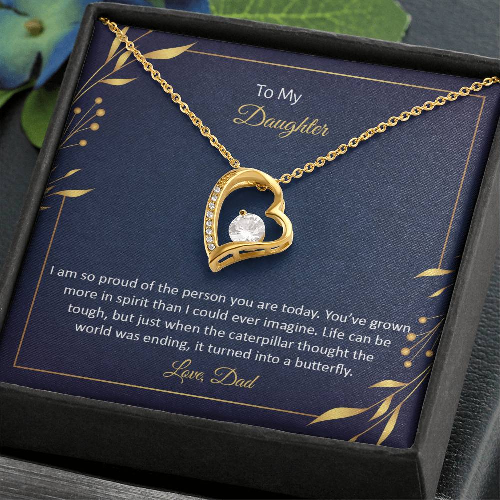 Forever Love Necklace - For Daughter From Dad