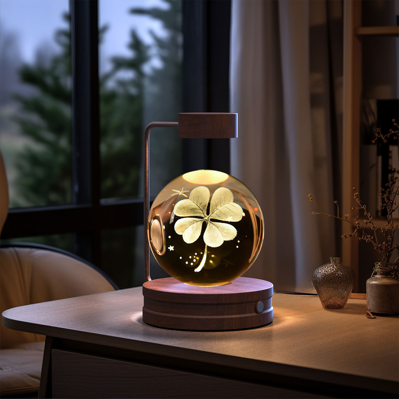 Crystal Ball Cosmic  Indoor Night Light