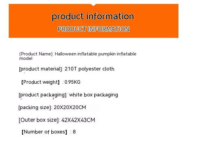 Halloween Inflatable Ghost With Pumpkin