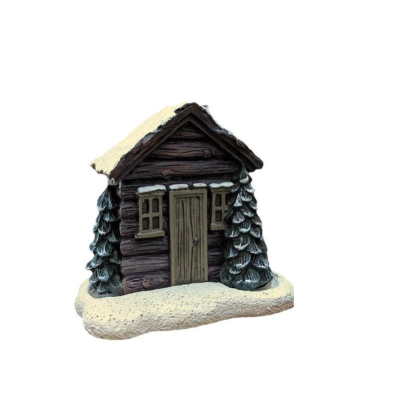 Log Cabin Incense Burner Rustic