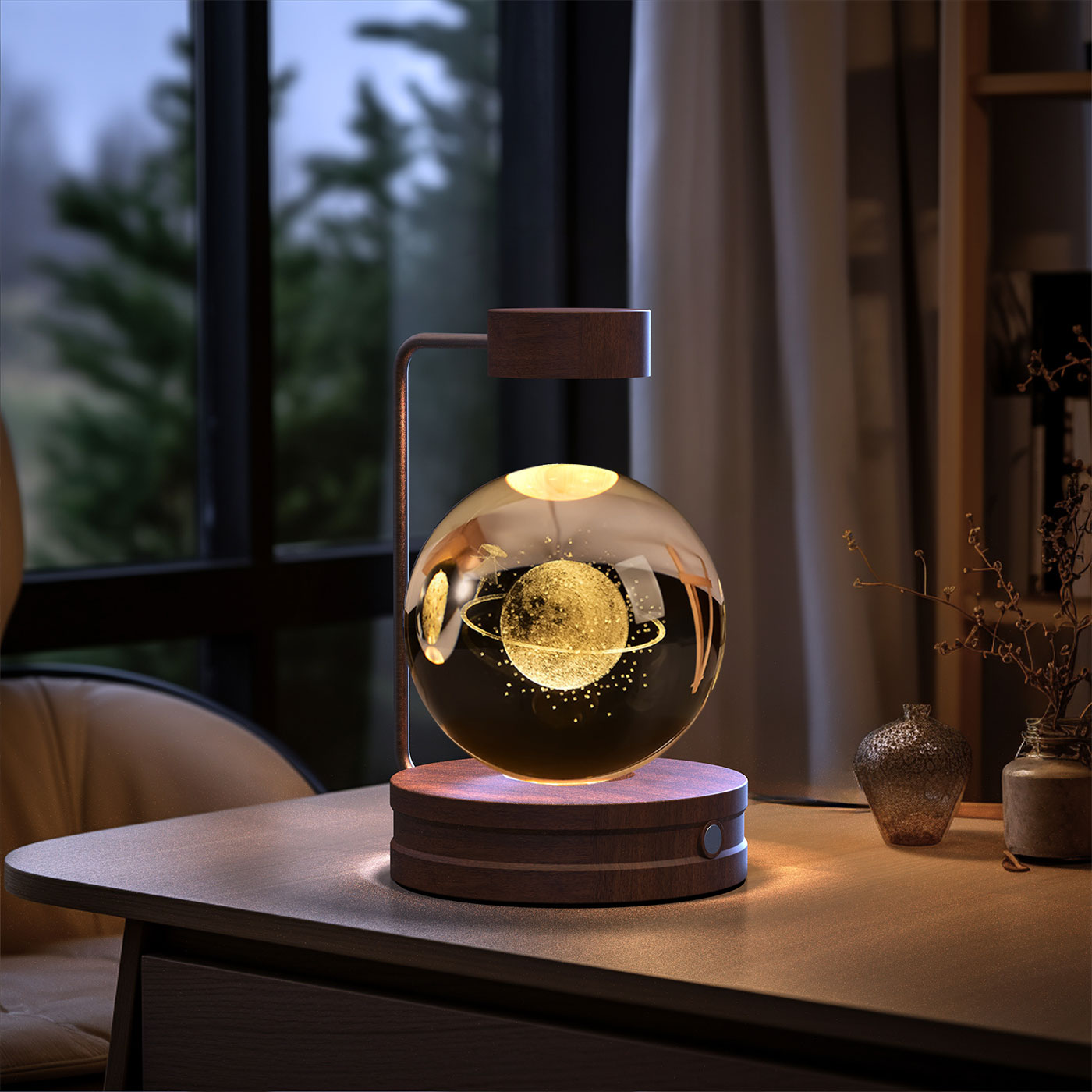 Crystal Ball Cosmic  Indoor Night Light