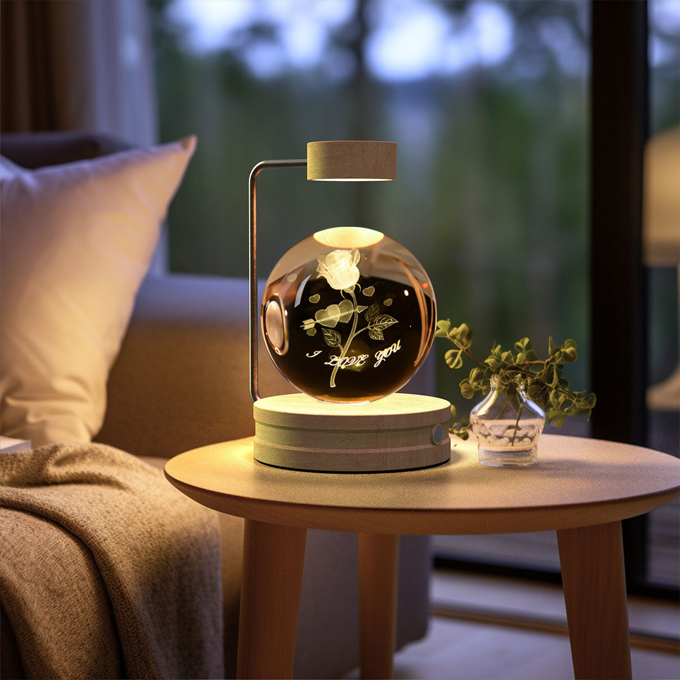 Crystal Ball Cosmic  Indoor Night Light