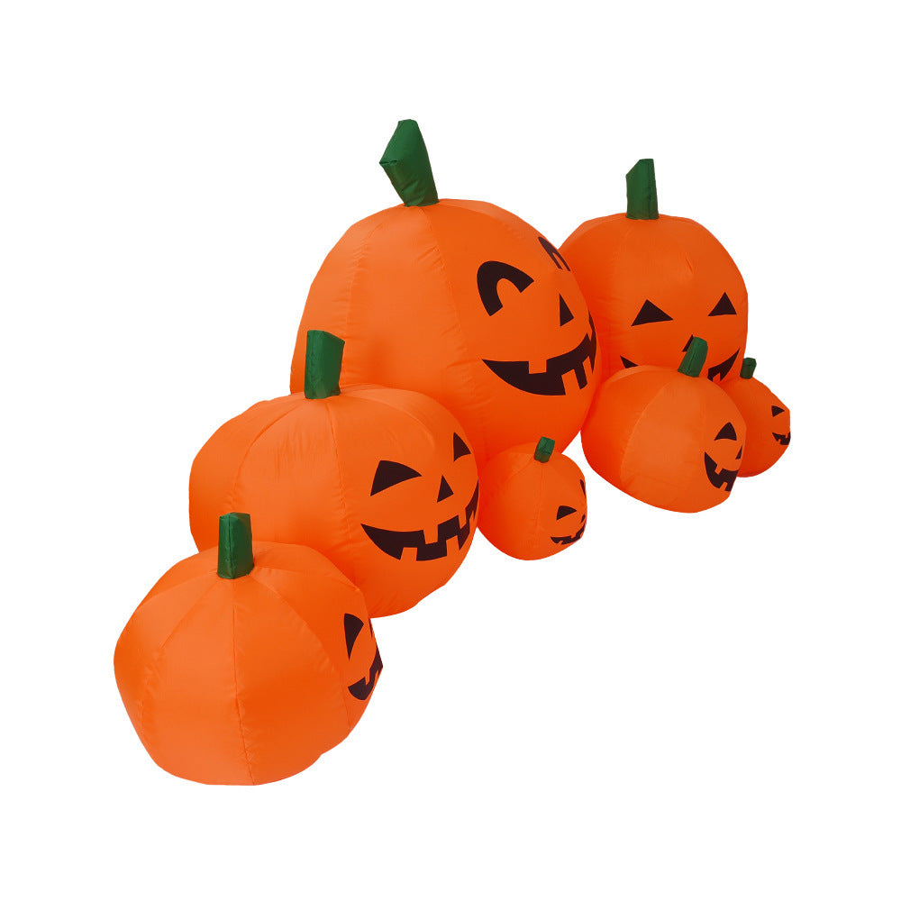 Halloween Inflatable Ghost With Pumpkin