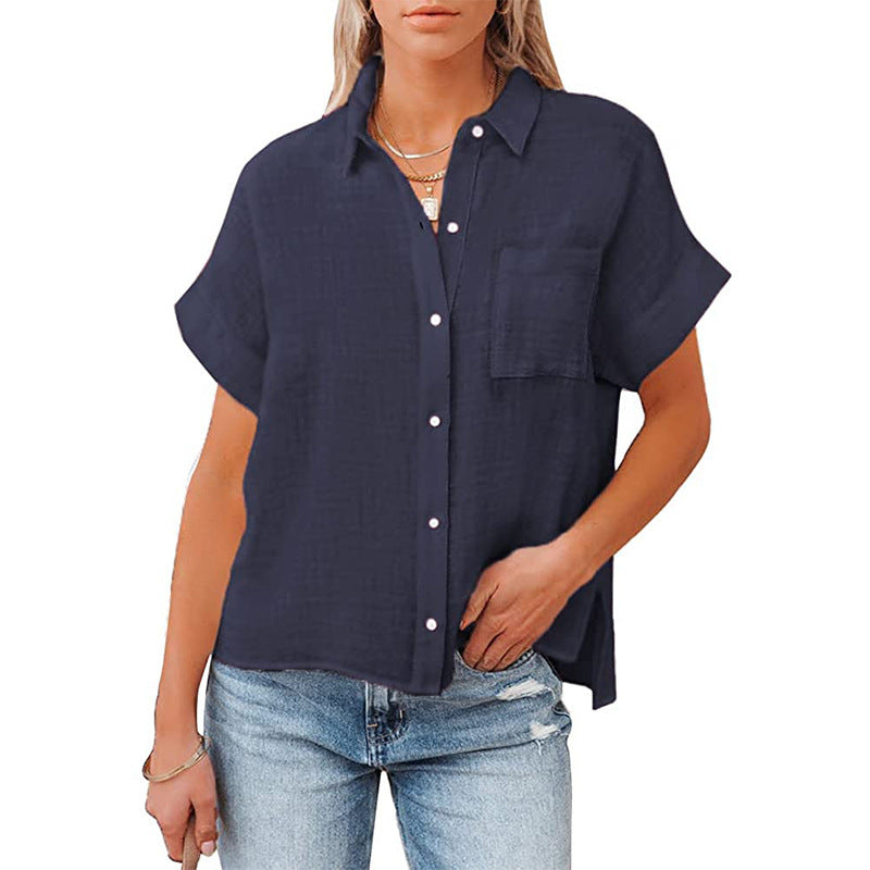 Women's Summer Linen Casual Shirts