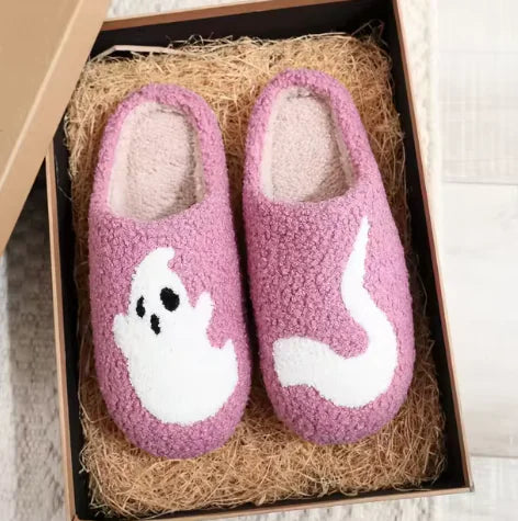 Halloween Ghost Cotton Slippers