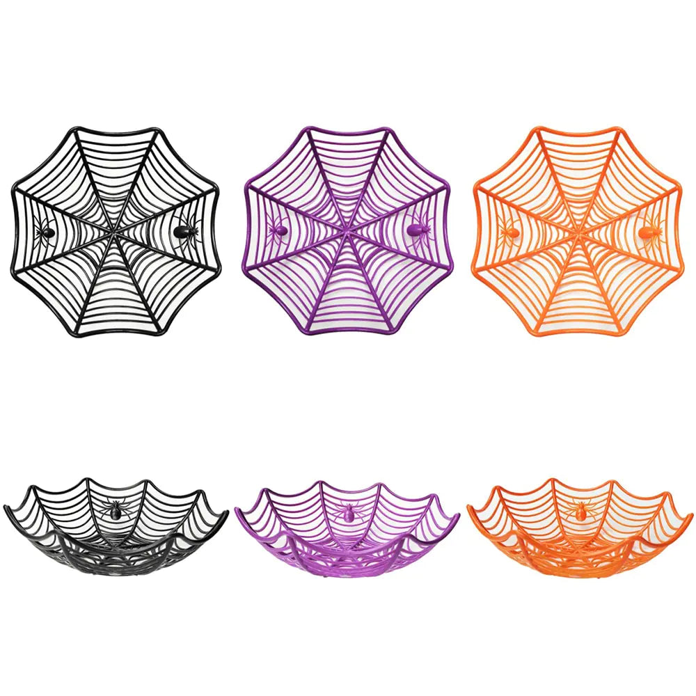 Halloween Spider Web Basket